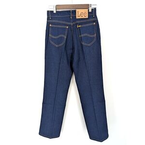 Vintage 1980's Lee Jeans Union Tag Womens Sz 10 Cotton Polyester High Rise  Dark